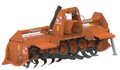 Sicma CS 165 Rotary Tiller — 65" | 30-50 HP | 8" Tillage Depth | Cat. 1