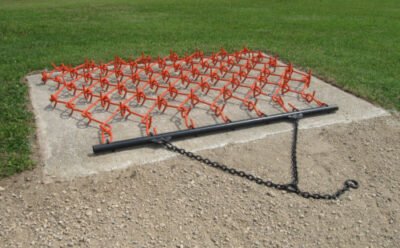 9 Foot Chain Harrow with Draw Bar