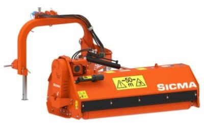 Sicma MLI 160 Side Shift Flail Mower — 62" | 30–70 HP | Hydraulic Offset | Cat. 1/2