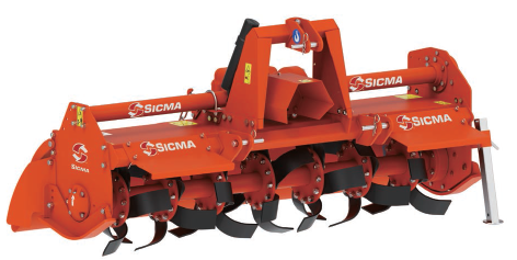 Sicma RD 210 Rotary Tiller — 83" | 35–65 HP | 4-Speed | 8" Tillage Depth | Cat. 1/2