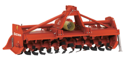 Sicma RG 255 Rotary Tiller — 100" | 90–160 HP | 2+2 Speed | 8" Tillage Depth | Cat. 2