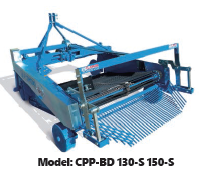 Potato Digger with Shaker — 2 Row | 63" Width | 50.4" Work Width