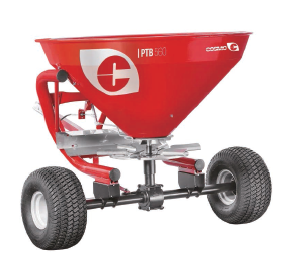 Cosmo PTBS 560 Pull-Type Steel Spreader — 1,060 lb Capacity | 40–53 ft Spread